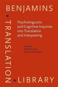 Cover: Psycholinguistic and Cognitive Inquiries into Translation and Interpreting - John Benjamins Publishing Company