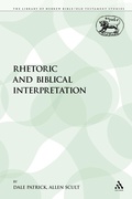 Cover: Rhetoric and Biblical Interpretation - Sheffield Academic Press