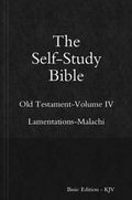 Cover: Self-Study Bible - Old Testament - Volume IV - Lulu.com