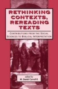 Enlarge image Cover: Rethinking Contexts, Rereading Texts - Sheffield Academic Press