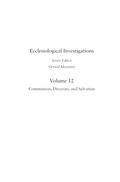 Cover: Communion, Diversity, and Salvation - T.& T.Clark Ltd