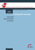 Cover: Aufstieg oder Ausstieg? - wbv Media