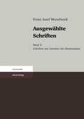 Cover: Ausgew&auml;hlte Schriften - Hirzel