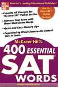 Cover: McGraw-Hill's 400 Essential SAT Words - McGraw-Hill Education