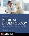 Cover: Medical Epidemiology: Population Health and Effective Health Care, Fifth Edition - McGraw-Hill Education