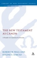 Cover: The New Testament as Canon - Sheffield Academic Press