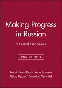 Enlarge image Cover: Making Progress in Russian: Written and Conversational Practice - Wiley