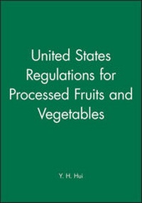 Abbildung von: United States Regulations for Processed Fruits and Vegetables - Wiley