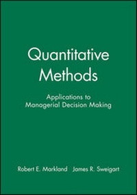 Enlarge image Cover: Quantitative Methods - Wiley
