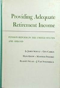 Enlarge image Cover: Providing Adequate Retirement Income - Brandeis University Press