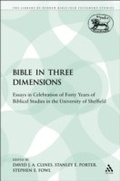 Cover: The Bible in Three Dimensions - Sheffield Academic Press