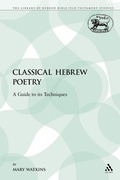 Cover: Classical Hebrew Poetry - Sheffield Academic Press