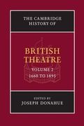 Cover: The Cambridge History of British Theatre - Cambridge University Press