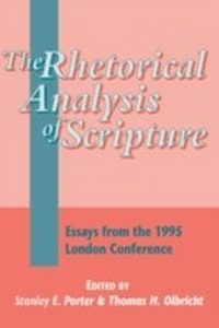 Enlarge image Cover: The Rhetorical Analysis of Scripture - Sheffield Academic Press