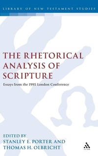 Enlarge image Cover: The Rhetorical Analysis of Scripture - Sheffield Academic Press