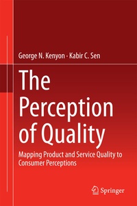 Enlarge image Cover: The Perception of Quality - Springer