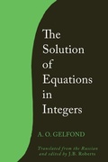 Cover: The Solution of Equations in Integers - Martino Fine Books