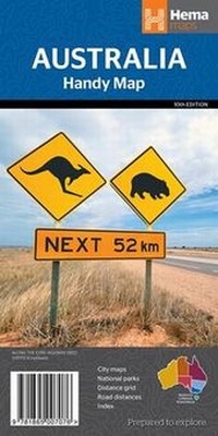 Abbildung von: Australia handy (r) + cities/verso hema - Hema Maps Pty.Ltd