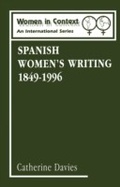 Cover: Spanish Women's Writing 1849-1996 - The Athlone Press