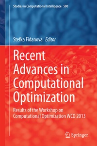 Enlarge image Cover: Recent Advances in Computational Optimization - Springer