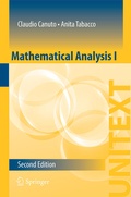 Cover: Mathematical Analysis I - Springer