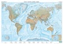 Bild: Welt physisch Meeresrelief Großformat, 1:25 Mill., Markiertafel - KOMPASS freytag und berndt