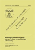 Cover: Die geistigen Str&ouml;mungen heute und das Problem der nachhaltigen Entwicklung - OsirisDruck