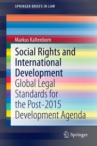 Enlarge image Cover: Social Rights and International Development - Springer