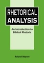 Cover: Rhetorical Analysis - Sheffield Academic Press