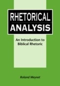 Cover: Rhetorical Analysis - Sheffield Academic Press