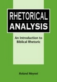 Enlarge image Cover: Rhetorical Analysis - Sheffield Academic Press