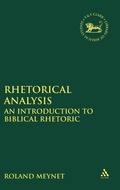 Cover: Rhetorical Analysis - Sheffield Academic Press