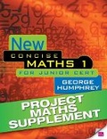 Cover: New Concise Maths 1 Project Maths Supplement - Gill Education