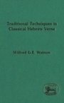 Cover: Traditional Techniques in Classical Hebrew Verse - Sheffield Academic Press