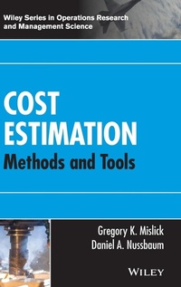 Enlarge image Cover: Cost Estimation - Wiley