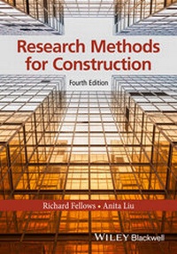 Enlarge image Cover: Research Methods for Construction - Wiley