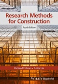 Cover: Research Methods for Construction - Wiley