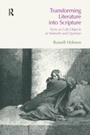 Cover: Transforming Literature into Scripture - Routledge