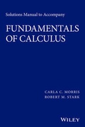 Cover: Solutions Manual to Accompany Fundamentals of Calculus - Wiley