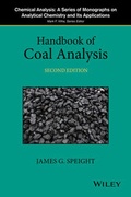 Cover: Handbook of Coal Analysis - Wiley