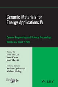 Enlarge image Cover: Ceramic Materials for Energy Applications IV - Wiley
