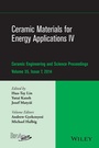 Cover: Ceramic Materials for Energy Applications IV - Wiley