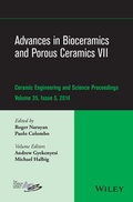 Cover: Advances in Bioceramics and Porous Ceramics VII, Volume 35, Issue 5 - Wiley