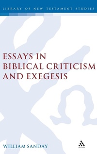 Bild: Essays in Biblical Criticism and Exegesis - Continuum International Publishing Group Ltd.