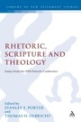 Cover: Rhetoric, Scripture and Theology - Sheffield Academic Press