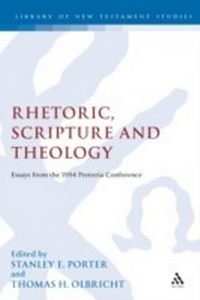 Enlarge image Cover: Rhetoric, Scripture and Theology - Sheffield Academic Press