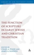 Cover: The Function of Scripture in Early Jewish and Christian Tradition - Sheffield Academic Press