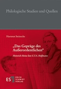 Cover: "Das Gepr&auml;ge des Au&szlig;erordentlichen" - Erich Schmidt Verlag