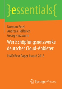 Abbildung von: Wertschöpfungsnetzwerke deutscher Cloud-Anbieter - Springer Vieweg