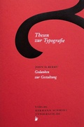 Cover: Thesen zur Typografie - Verlag Hermann Schmidt